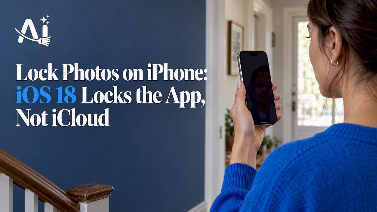 Lock Photos on iPhone: iOS 18 Locks the App, Not iCloud